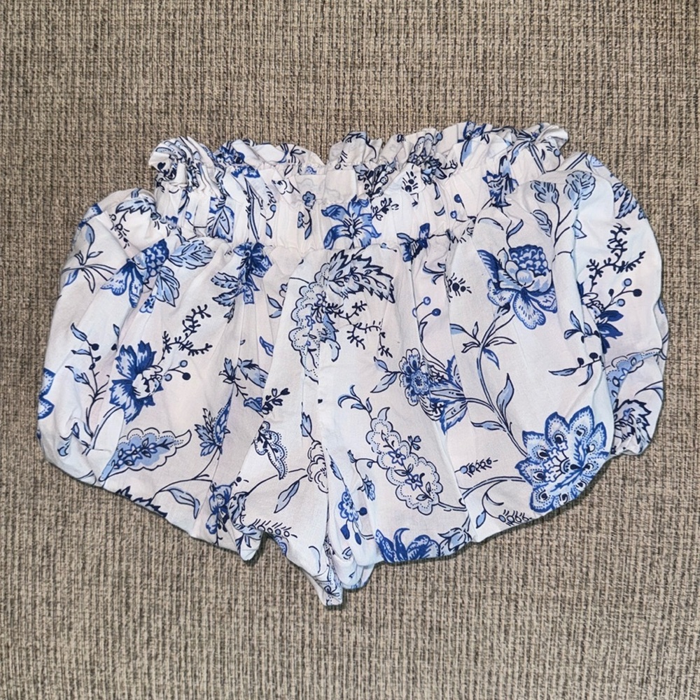 12-18m Floral Bubble Hem Janie and Jack Shorts